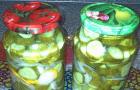 Pickled sliced ​​cucumbers for the winter
