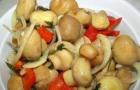 Закуски из грибов Закуска из шампиньонов рецепт