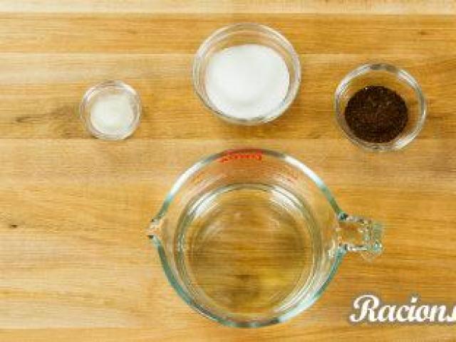 Coffee jelly with milk.  Milk coffee jelly.  Video recipe for making coffee jelly