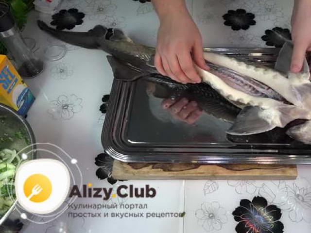 How to fry sturgeon in a frying pan