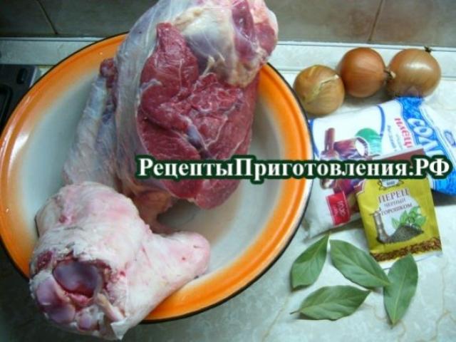 How to cook clear beef jellied meat