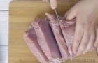Stroganoff carne de porc cu sos reteta cu fotografii pas cu pas